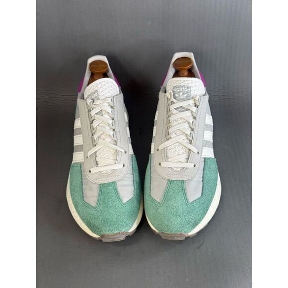adidas Retropy E5 Grey Collegiate Green Purple athletic sneaker shoes men’s 13 main image 8